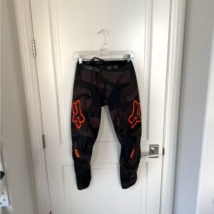 FOX Youth 180 TREV Pants Black Camo Off-Road MX ATV Motocross Bike SIZE 28Y